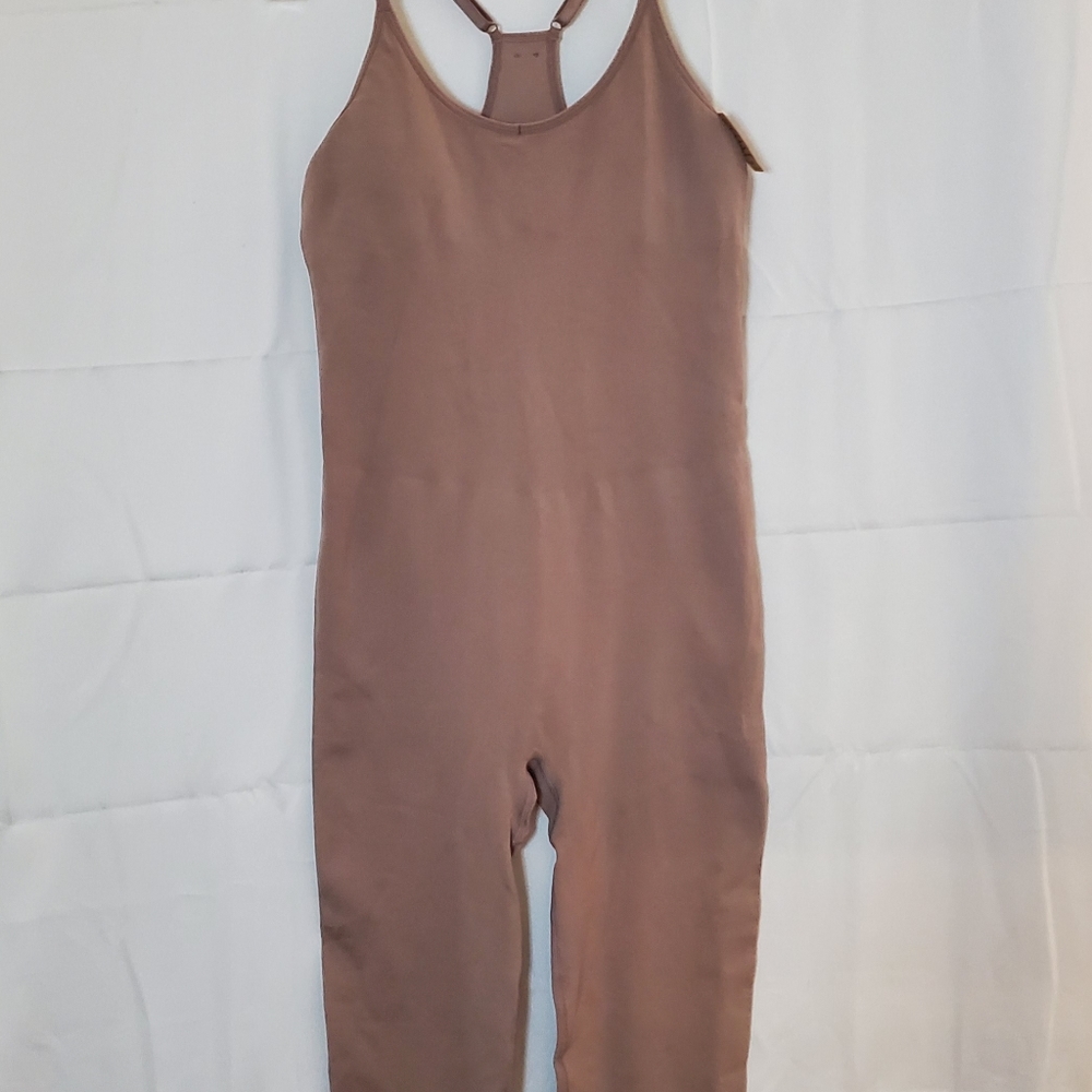 NWT***PINK Active Seamless Full Length Workout Onesie